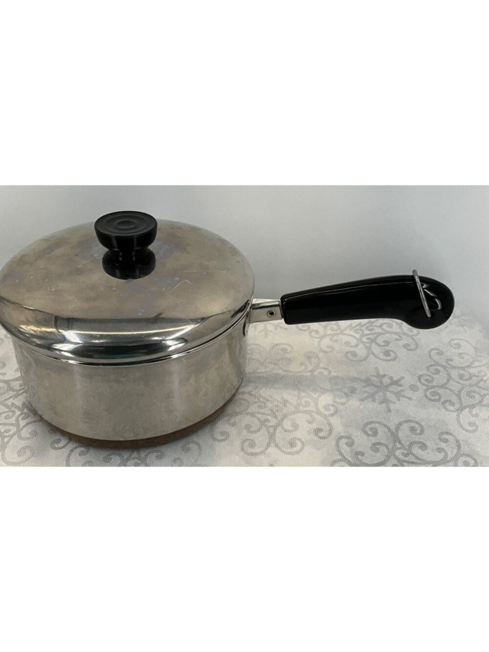 Revere Ware 2 Qt Copper‎ Bottom Stainless Steel Saucepan With Lid